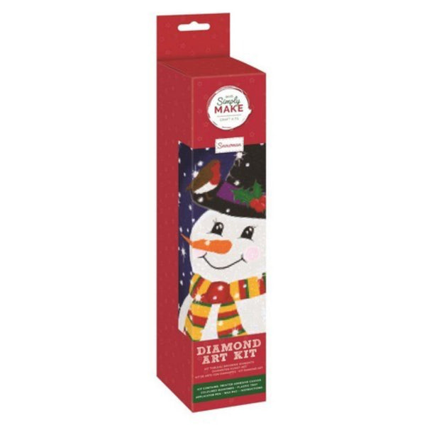 Docrafts Simply Make Diamond Art Kit - Snowman - DSM 105138