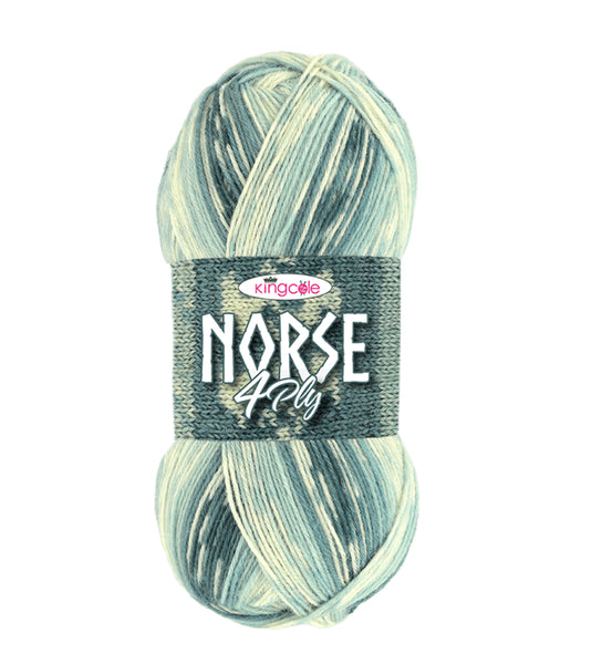 King Cole Norse 4 Py Yarn 100g - All Shades