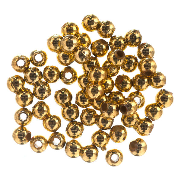Trimits Beads Plated 4mm Gold Extra Value - 9311\02