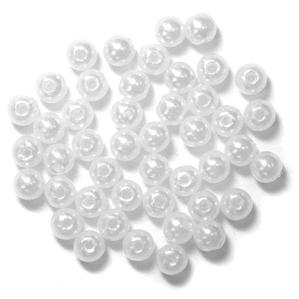 Trimits Beads Pearl 5mm White Extra Value - 9205\09