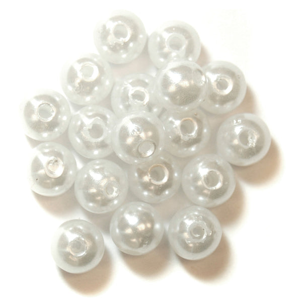 Trimits Beads Pearl 8mm White Extra Value - 9208\09