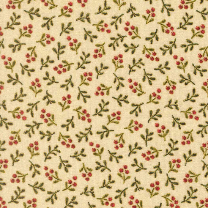 Merry Manor Metalic 2025 Christmas Collection By Moda Fabric - Per Half Metre