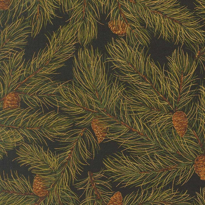 Merry Manor Metalic 2025 Christmas Collection By Moda Fabric - Per Half Metre