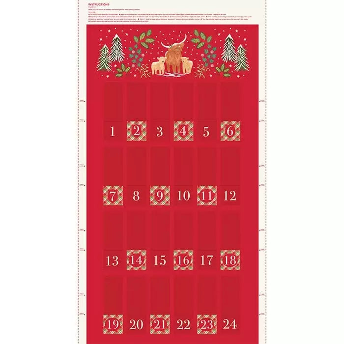 Lewis & Irene Celtic Christmas Advent Panel - Price per panel