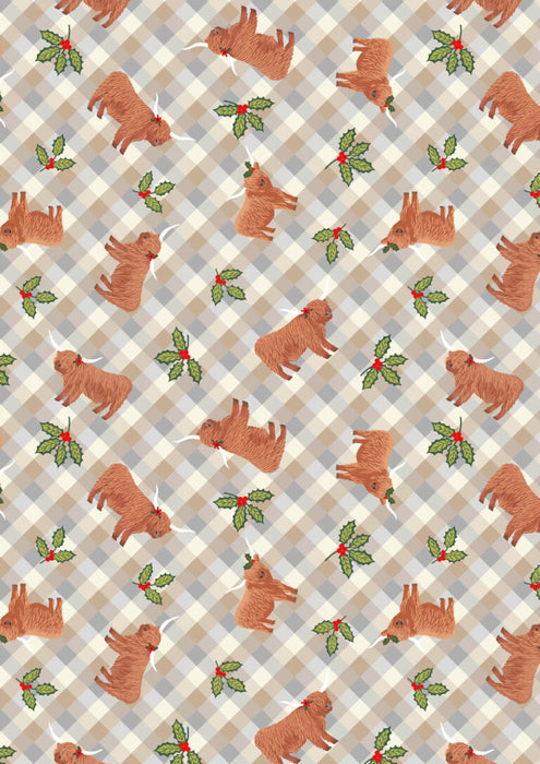Lewis & Irene Celtic Christmas Fabric - Various Designs - Per Half Metre