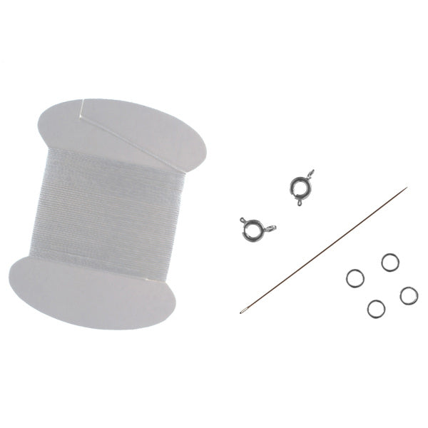 Trimits Bead Threading Set Silver - 170S — Material Needs