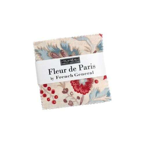 MODA Mini Charm Pack Fleur de Paris By French General 13990MC