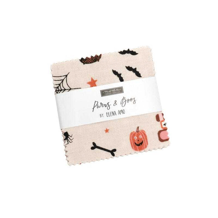 Moda Mini Charm Pack Purrs & Boos By Elema Amo 39060MC