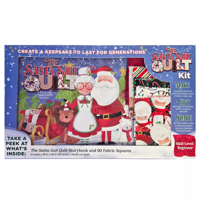 The Santa Suit Quilt kit