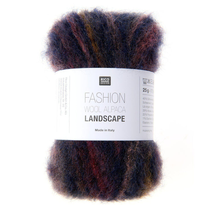 Rico Design Fashion Wool Alpaca Landscape 4Ply Yarn 25g - 4 Shades