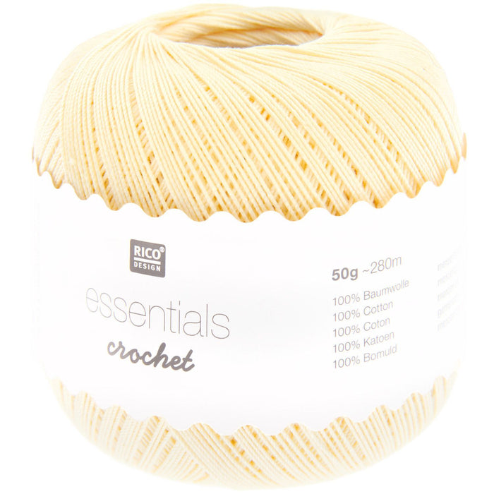 Rico Design Essentials Crochet Cotton 50g - All Shades