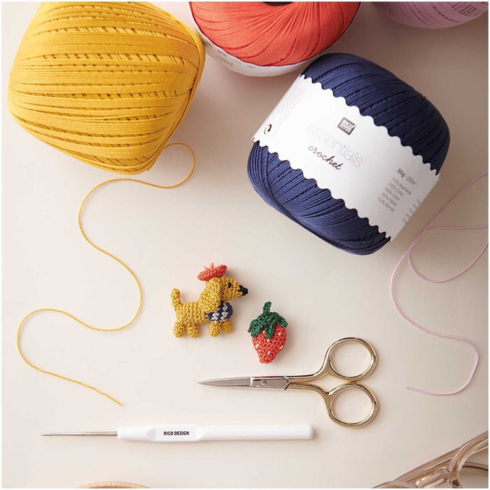 Rico Design Essentials Crochet Cotton 50g - All Shades