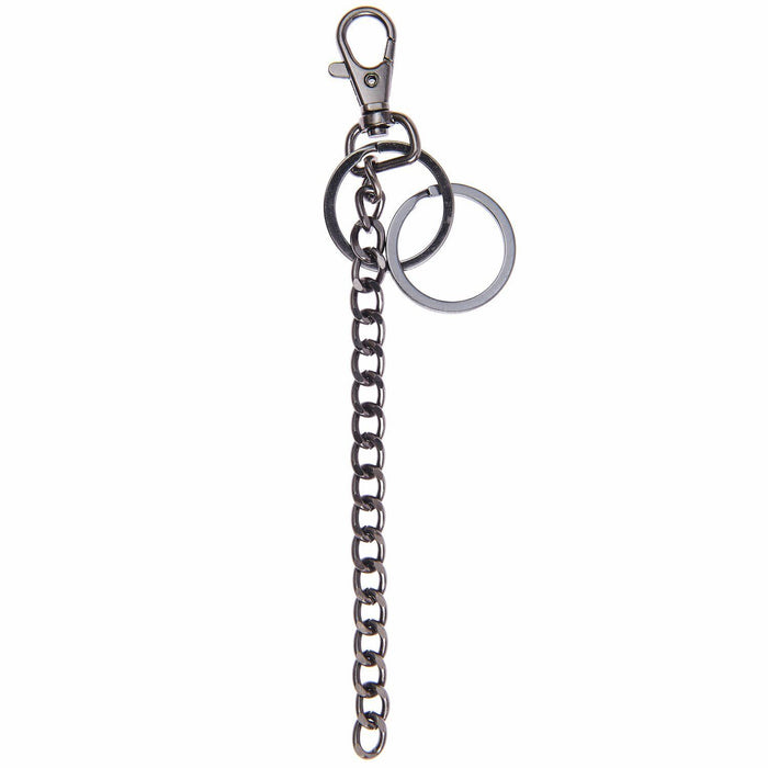 Rico Design Jewelery Accessories Carabiner with Chain and Keyring 7092.16.17