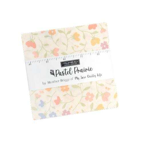 Moda Charm Pack Pastel Prairie By HEather Briggs is My Sew Quilty Life 31780PP
