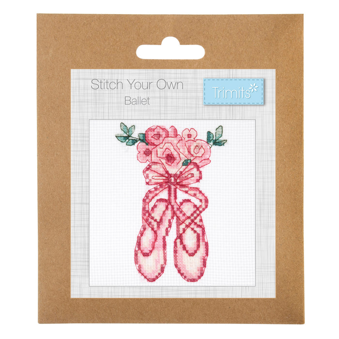 Trimits Mini Counted Cross Stitch Kit Ballet GCS149