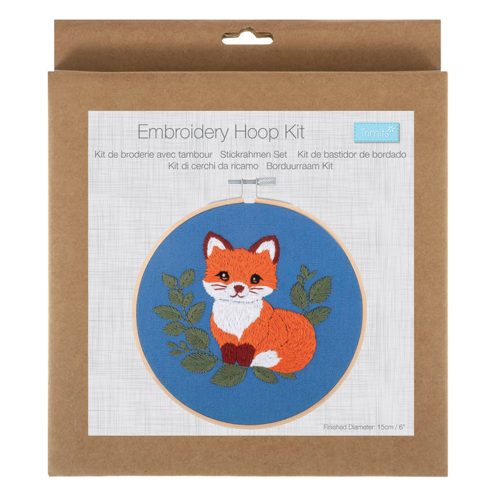 Trimits Embroidery Hoop Kit Fox TCK114