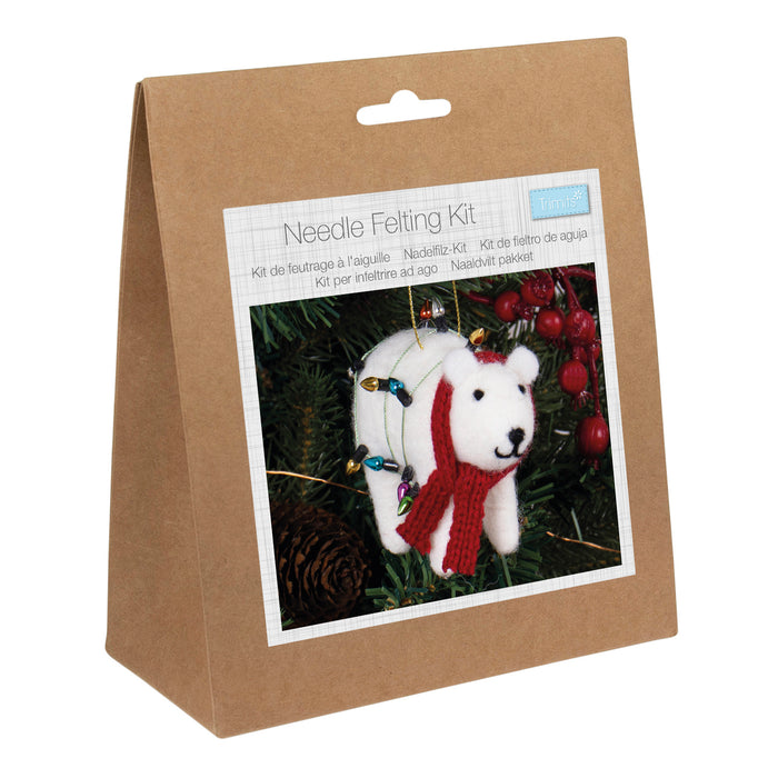 Timits Needle Felting Kit Polar Bear TCK118