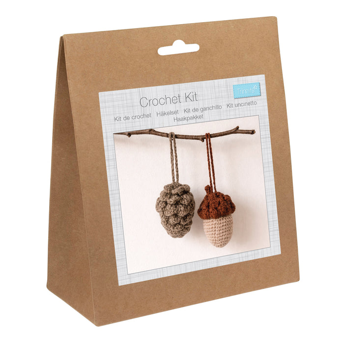 Trimits Crochet Kit Acorn & Pinecone TCRK021