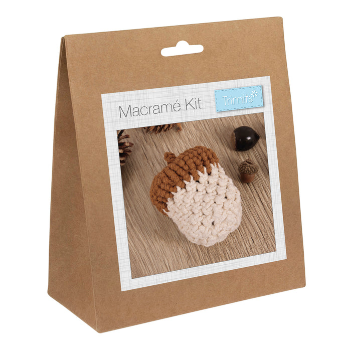 Trimits Macrame Kit Acorn 11 x 18cm GCK261