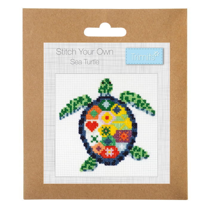Trimits Mini Counted Cross Stitch Kit Sea Turtle GCS150