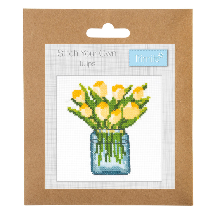 Trimits Mini Counted Cross Stitch Kit Tulips GCS142