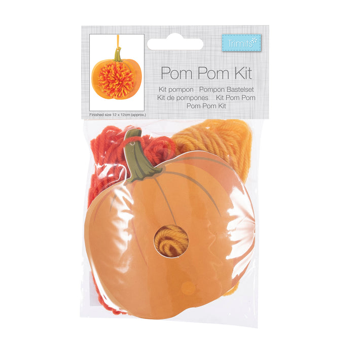 Trimits Pom Pom Kit Pumpkin GCK254