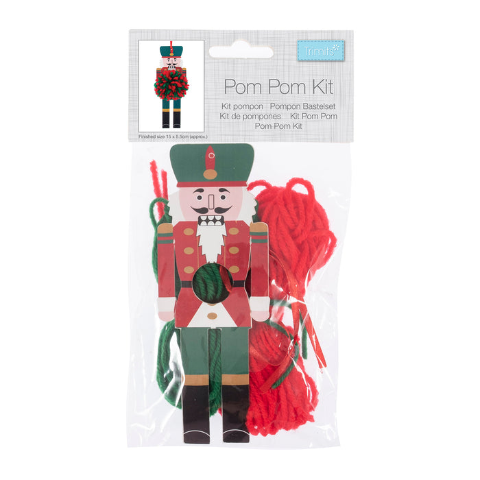 Trimits Pom Pom Kit Nutcracker GCK255