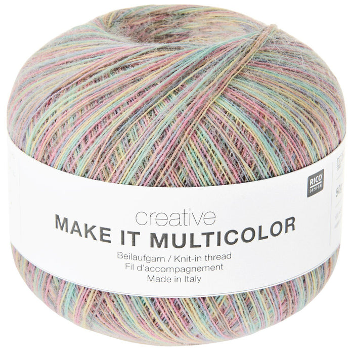 Rico Design Creative Multicolour Knit-In Thread 50g