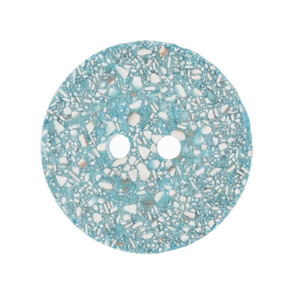 Trimits Buttons Eco-Conscious Eggshell 2 Hole 20mm Light Blue - G467420/15