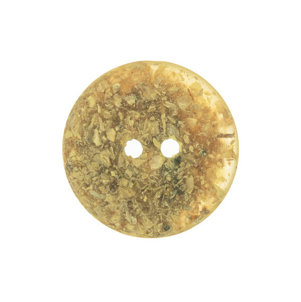 Trimits Buttons Eco-Conscious Recycled Corn Husk 2 Hole 15mm Bright Green - G468815/24