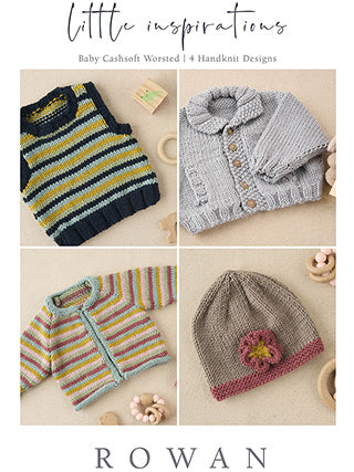 Rowan Little Inspirations Baby Cashsoft Worsted - 4 Handknit Designs Booklet ZB388