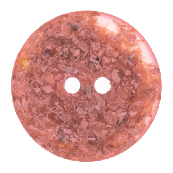 Trimits Buttons Eco-Conscious Recycled Corn Husk 2 Hole 25mm Bright Pink - g468825/07