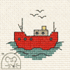 Mouseloft Cross Stitch Kit By The Seaside - Various Designs