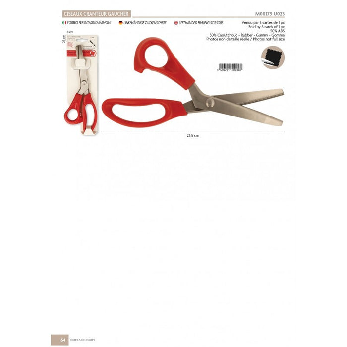 Stephanoise Left-Handed Pinking Scissors M00179
