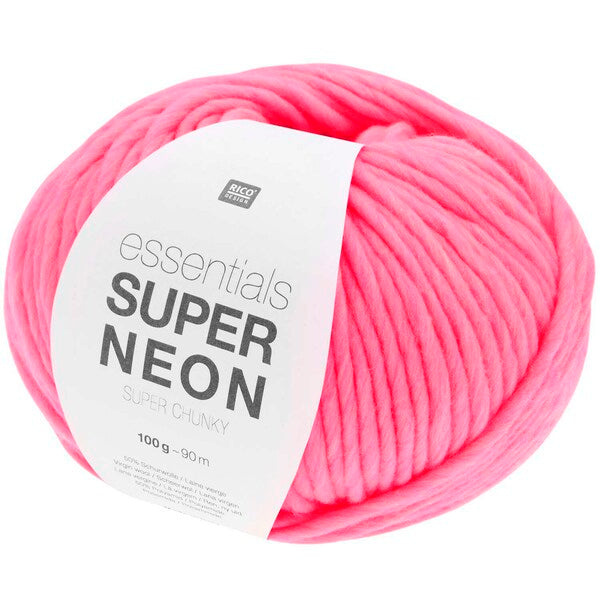 Rico Essentials Super Neon Super Chunky Yarn 100g - All Shades