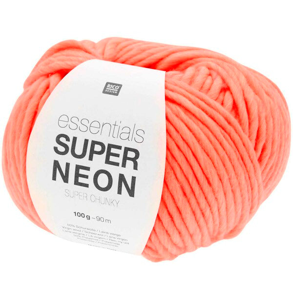 Rico Essentials Super Neon Super Chunky Yarn 100g - All Shades