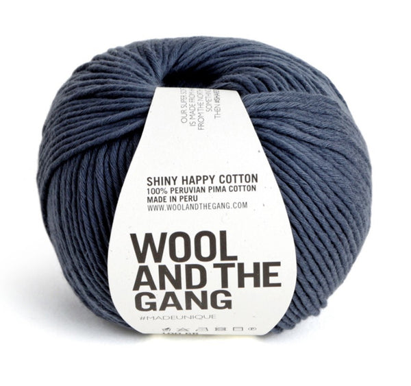 Wool And The Gang Shiny Happy Cotton Aran Yarn 110g - All Shades