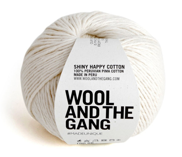 Wool And The Gang Shiny Happy Cotton Aran Yarn 110g - All Shades