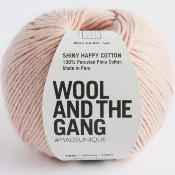 Wool And The Gang Shiny Happy Cotton Aran Yarn 110g - All Shades