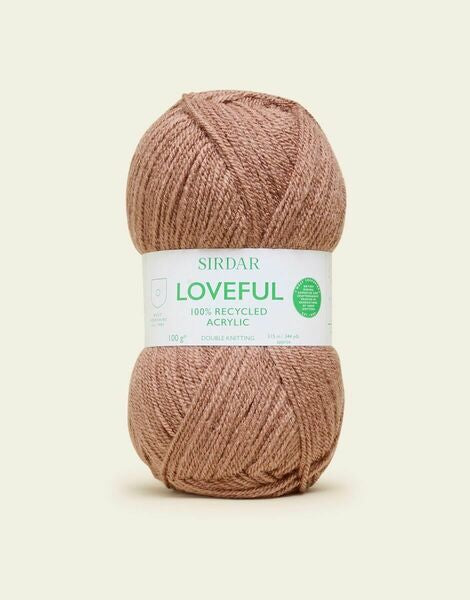 Sirdar Loveful 100% Recycled Acrylic DK Yarn 100g - All Shades