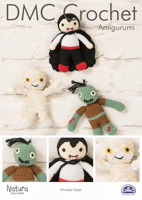 Crochet Pattern Monster Mash in DMC Natura Just Cotton 4 Ply 15319L/2