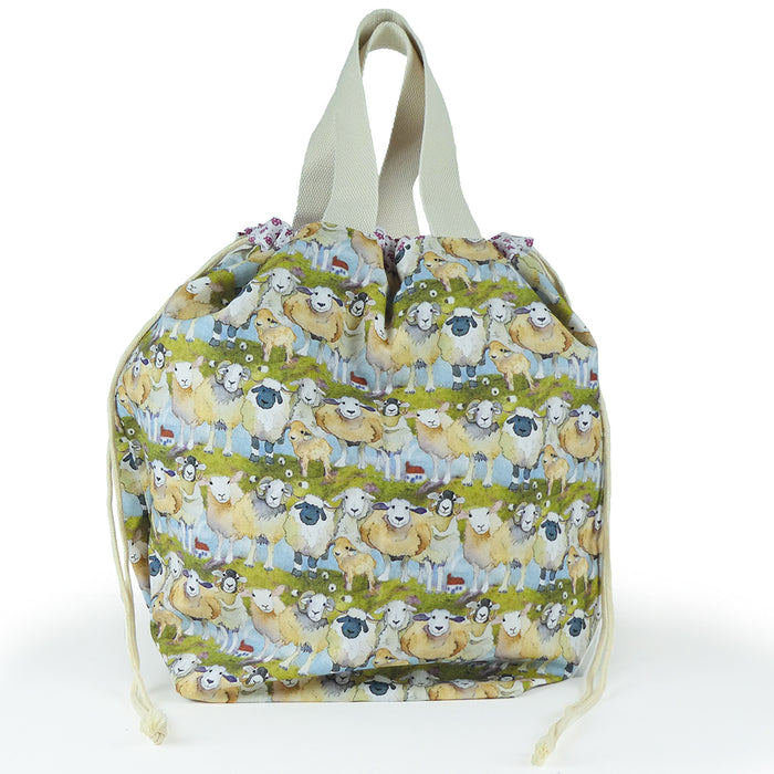 Emma Ball Large Bucket Bag Felted Sheep LBU04