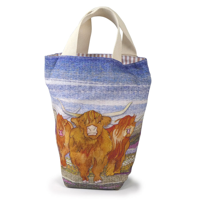 Emma Ball Small Bucket Bag Highland Coos SBU07