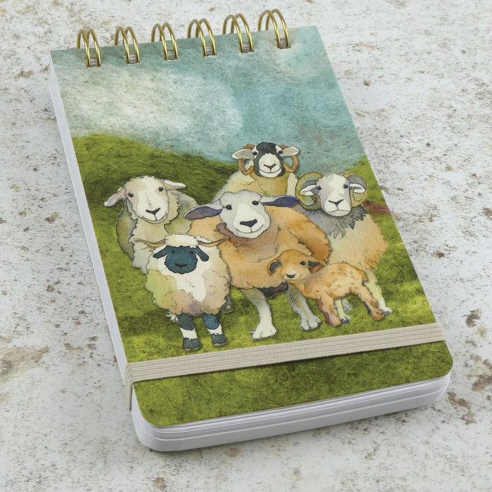 Emma Ball Mini Spiral Pad Felted Sheep PAD02