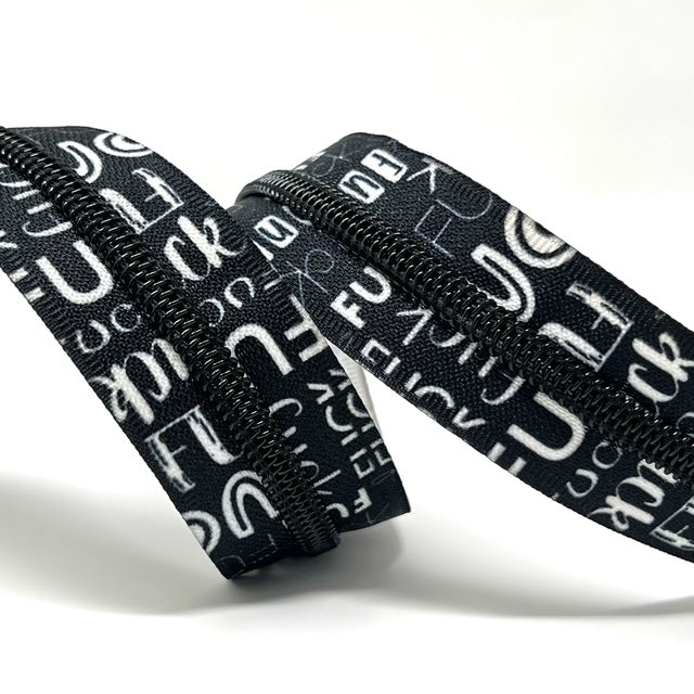 Deluxe Continuous Zip No.5 (6mm) x 1metre S7-20Con - Various Patterns