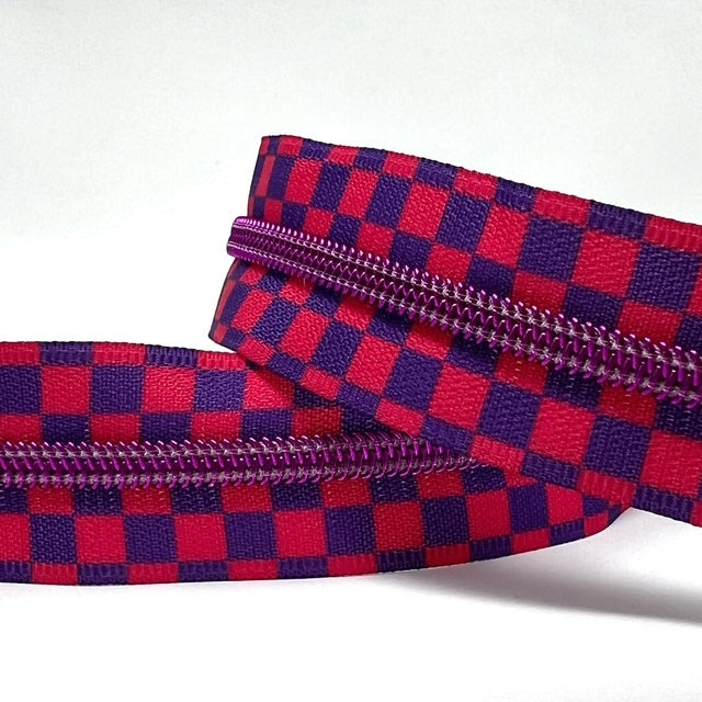 Deluxe Continuous Zip No.5 (6mm) x 1metre S7-20Con - Various Patterns