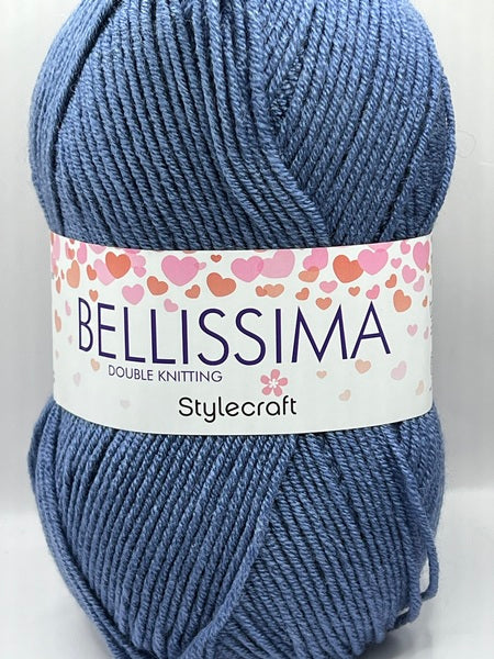 Stylecraft Bellissima DK Yarn 100g - Denim Dungarees 7219