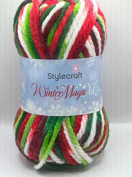 Stylecraft Winter Magic XL Super Chunky Yarn 100g - Snow Is Falling 3811
