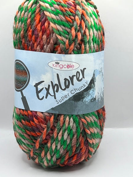 King Cole Explorer Super Chunky Yarn 100g - Burton 4308 - MhD