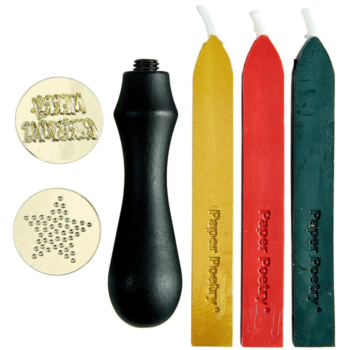 Rico Design Paper Poetry Sealing Wax Set X-MAS 501505